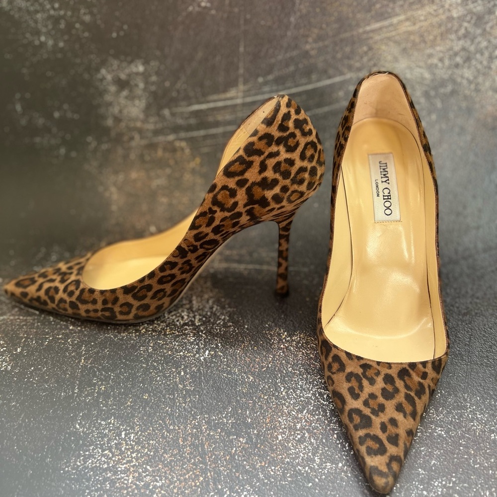 Jimmy Choo Leopard Heel - Picture 2 of 3